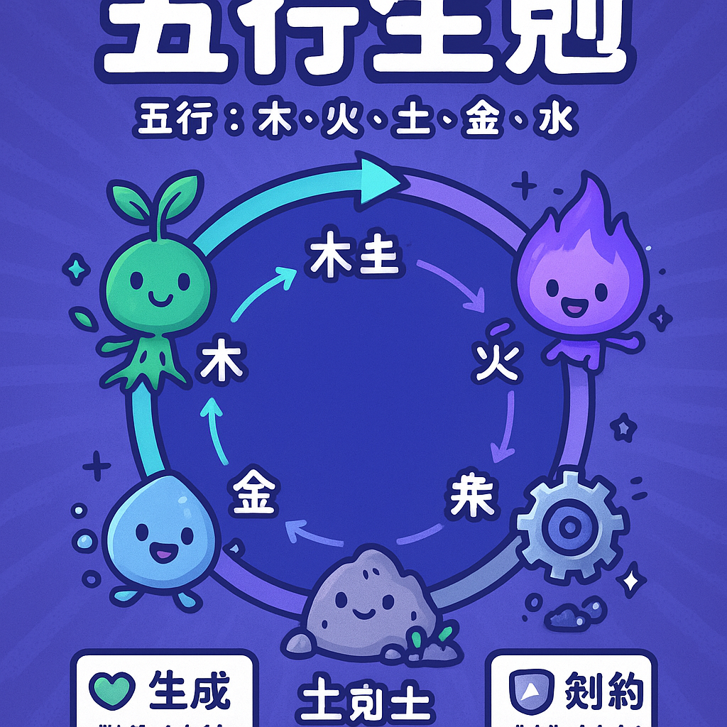 五行生剋基本概念解構