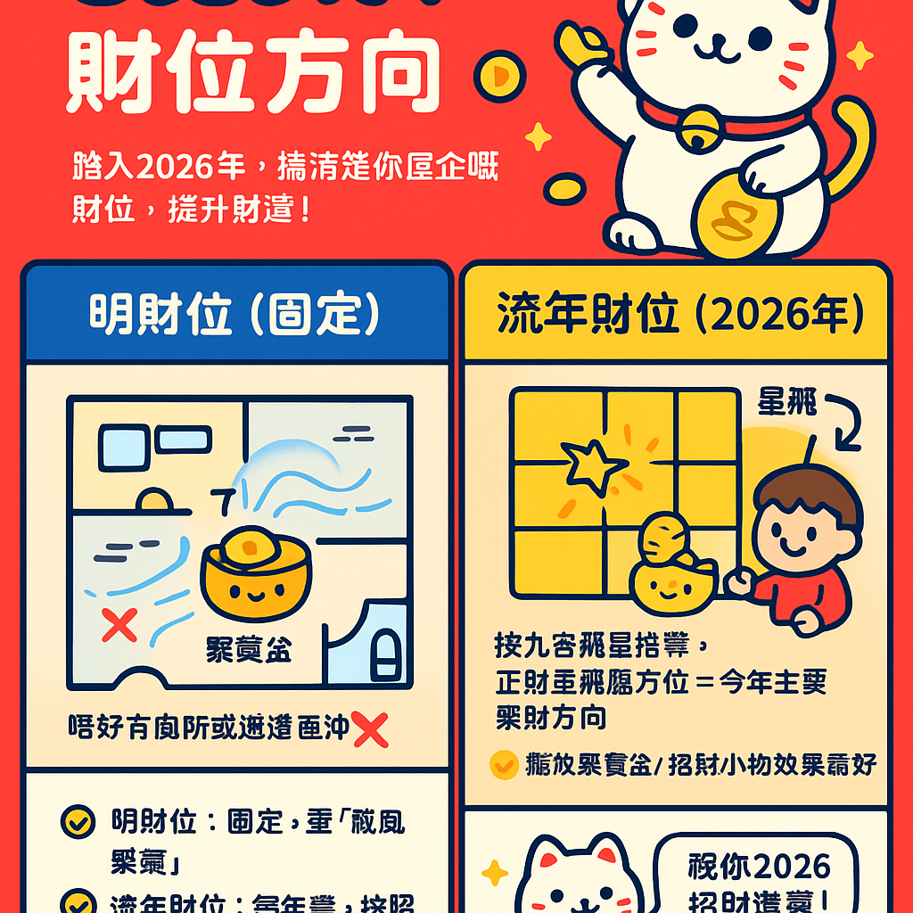 2026年財位方向全攻略