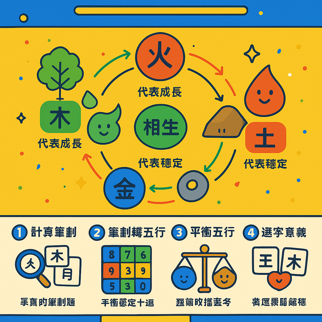 八字五行屬性速查